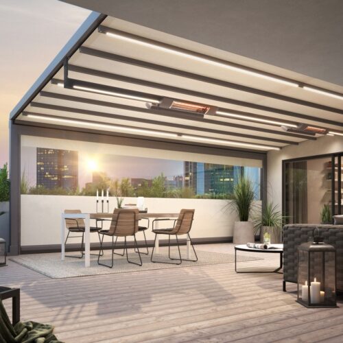 Aluminium pergola